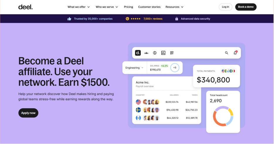 Deel Affiliate Program